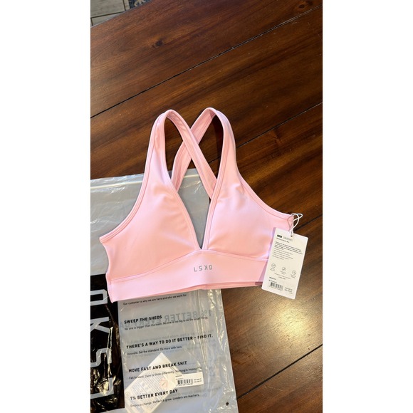 Lskd Other - LSKD Stamina Sports Bra Marshmallow Pink Women's Small NEW NWT
